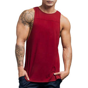 Camisetas de Gimnasio Modernas de Verano para Hombre, Hechas a Medida, Transpirables, de Poliéster, Sublimadas en la Espalda, Tejidas, OEM ODM - Product Image 1