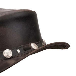 Sombreros de Vaquero de Cuero Genuino para Hombre, para Exteriores, Cálidos, de Piel de Vaca, Servicio Personalizado OEM, Precio Económico, Gran Venta - Product Image 6