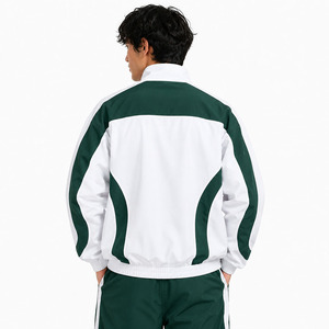 Veste de sport personnalisée à col montant, coupe-vent imperméable pour homme, fabrication OEM, marque privée, USA - Product Image 2