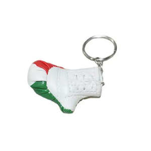 Porte-clés promotionnel personnalisé en cuir PU, mini-gant de boxe circulaire avec impression de logo, mini-porte-clés en forme de ballon, couleurs personnalisées - Product Image 6