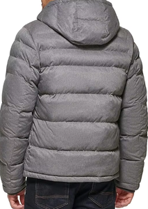Custom OEM Puffer Coat Mens <b>Winter</b> Padded Jacket <b>Quilted</b> Warm Lightweight Windproof Outdoor Fashion Daily Wear - Product Image 2