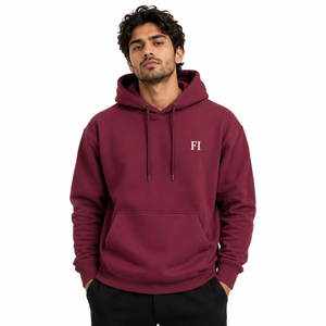 Sweat-shirt à capuche oversize en coton molletonné de qualité supérieure, grammage lourd, coupe classique, style streetwear, personnalisable, pour vêtements de laboratoire privés - Product Image 1