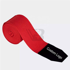 Hot Sale Factory Price Professional Boxing <b>Hand</b> Wraps Custom Logo Cotton Eco-Friendly Water Resistant Durable Breathable Unisex - Product Image 1