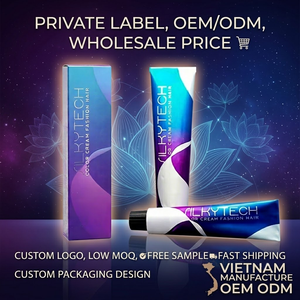 ครีมย้อมผมสูตรแอมโมเนียต่ำ OEM ODM สำหรับมืออาชีพ ปิดผมขาวได้ ปรับแต่งสีได้ ติดทนนาน - Product Image 2