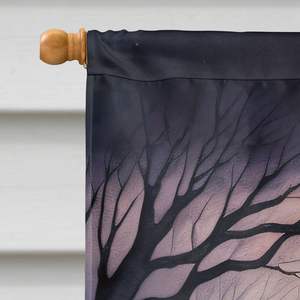 Scottish Terrier Spooky Halloween Grand Poteau de Porche Décoratif Cour Bannière Polyester Maison Taille Tenture Murale Illustration - Product Image 3