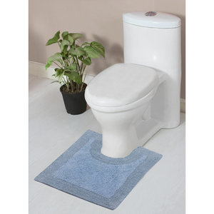 Customised High Quality Natural Premium Design Bruss Luxury 100% Cotton Contour Bath <b>Mat</b> 20"x20" Reversible Bath Rug Wholesale - Product Image 1
