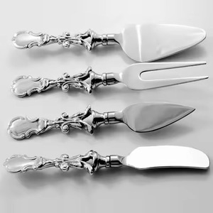 Stylish Metal <b>Cheese</b> <b>Knife</b> <b>Set</b> Premium Accessories for <b>Cheese</b> Platters and Appetizer Displays - Product Image 1
