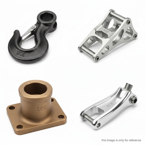 Kit de composants de quincaillerie en acier inoxydable moulé par investissement : bielle, bras de liaison, support de suspension, manchon à bride - Product Image 6