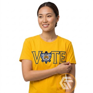 T-shirt décontracté pour femmes de la sororité Sigma Gamma Rho, 100 % coton jersey, respirant, écologique, anti-UV, séchage rapide, vente en gros - Product Image 1