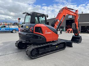 รถขุดขนาดเล็ก Kubota KX080-5 มือสอง รถตักดินแบบตีนตะขาบ 5 ตัน บุ้งกี๋ 1.7 ลบ.ม. สำหรับงานก่อสร้างและงานฟาร์ม - Product Image 2