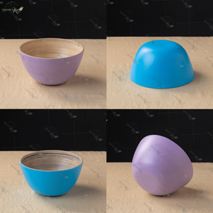 Cuenco de bambú desechable ligero y duradero hecho de materiales naturales para disfrutar de cada comida - Product Image 6