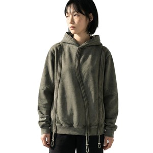 เสื้อฮู้ดดี้ผู้ชายทรงปกติ ผ้าฝ้าย 100% สีพื้น สวมใส่สบาย มีซับใน ผ้าเฟรนช์เทอร์รี่ ระบายอากาศได้ดี แห้งเร็ว คุณภาพสูง - Product Image 5