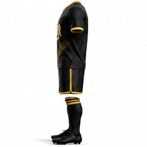 Custom Sublimated Soccer Uniform Featuring Fade-Resistant Graphics, Lightweight Fabric Construction and <b>Athletic</b> Performance Fit - Product Image 6