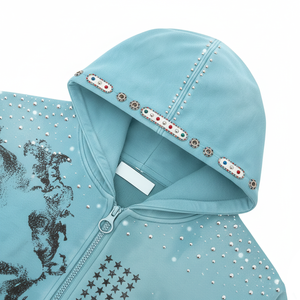 Sweat-shirt à capuche unisexe avec poche avant et logo, coupe décontractée, idéal pour l'hiver, en molleton 100% coton anti-boulochage, modèle OEM - Product Image 3