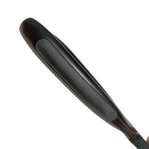 Pince à cheveux professionnelle en acier inoxydable noir pour extensions de cheveux, avec poignées ergonomiques antidérapantes, outil de coiffure pour salon - Product Image 5