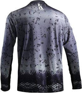 Chemise de pêche à manches courtes pour homme, unie, en polyester, protection UV, séchage rapide, évacuation de l'humidité, pour la chasse en extérieur - Product Image 6