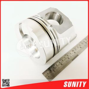 TAIWAN SUNITY Steel Silver High Efficiency PISTON ASSY OEM 11917-22051 for Yanmar Piston Pin <b>Clips</b> Marine Diesel Engines Part - Product Image 4