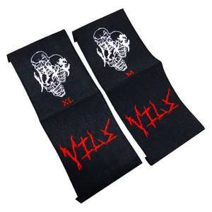 Étiquettes tissées personnalisées, logo de mode, étiquettes de vêtements, étiquette tissée pour le col avec taille personnalisée - Product Image 2