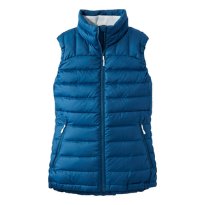 Gilet matelassé personnalisé avec logo pour femme, sans manches, unisexe, hiver 2025, décontracté, coupe-vent, rembourré - Product Image 1