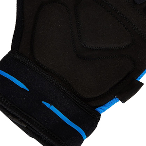 Gants de fitness unisexes pour adultes, demi-doigts, à lacets, avec sangle de poignet réglable, taille XL, protection de la paume, entraînement sportif - Product Image 6