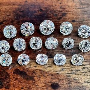 Diamants de laboratoire HPHT de haute qualité, taille brillant, 0,081 CT, 0,085 CT, couleur F, excellente qualité de polissage, pour la fabrication de bijoux +Eleven - Product Image 2