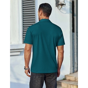 Fabricación personalizada Precio barato Hombres Polo Camisas Logotipo personalizado Algodón Poliéster Hombres Golf Polo Camisas - Product Image 5