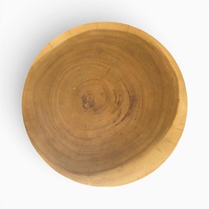 Dried Solid Suar Wood <b>Stool</b> Natural Grain Hand Carved Accent Side <b>Table</b> Modern Rustic Monkey Pod Wood End <b>Table</b> for Living Room - Product Image 4