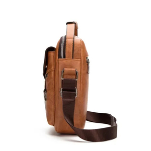 Handmade <b>Leather</b> <b>Backpack</b> with Large Capacity and Comfortable Adjustable Straps Elegant <b>Leather</b> Office Bag <b>for</b> <b>Men</b> with Secure - Product Image 3