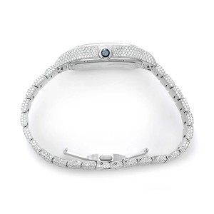 Montre Moissanite Iced Out VVS Diamant Hip Hop Édition Moderne Acier Inoxydable Quartz Homme Bracelet 20mm Cadran Verre - Product Image 4