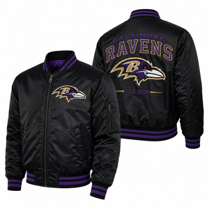 Wholesale Varsity Bomber <b>Jacket</b> Custom Embroidered <b>Patch</b> Front Back Satin Shell Sports Fashion For Men Women Catalog Listing Pro - Product Image 2