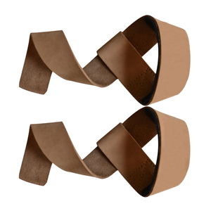 Correas de Cuero para Muñeca con Diseño de Figura Deportiva, para Levantamiento de Pesas, Gimnasio, Entrenamiento de Fuerza, Transpirables, Ecológicas y Ligeras - Product Image 4
