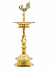 Support de Diya en Laiton Élégant en Forme de Paon Décoration de Table de Luxe Diya en Laiton en Forme de Paon pour les Fêtes Prix de Vente par le Fabricant - Product Image 3