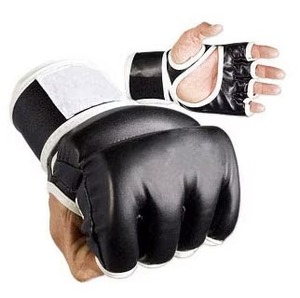 Guantes de MMA Rojos Premium, Muñequera Negra de Cuero PU, Cierre Ajustable con Gancho y Bucle, Unisex, Profesionales, para Artes Marciales, Sparring y Boxeo - Product Image 3