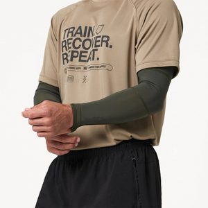 Mangas de brazo personalizadas al por mayor para baloncesto, fútbol, ciclismo, protección UV, para hombres y mujeres - Product Image 1