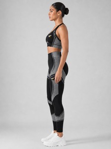Leggings de compression sans couture en bambou pour femme, taille mi-haute, antibactériens, respirants, pour le yoga, la gym et l'entraînement – Collection Hiver - Product Image 4
