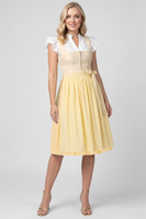 Robe midi jaune trapèze sans bretelles en velours, à nouer, taille élastique naturelle, décontractée, été, écologique, couleur unie, respirante, 6XL