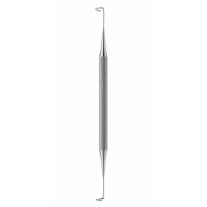Sonde à queue de cochon de précision Elite avec trous de suture, outil chirurgical ophtalmique réutilisable en acier inoxydable allemand de qualité supérieure - Product Image 2