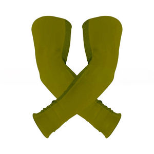 Manches de cyclisme de qualité supérieure, respirantes, à séchage rapide, UPF50+, 100% acrylique, couleur unie, légères, fabriquées au Pakistan - Product Image 3