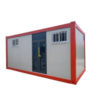 Maison préfabriquée en conteneur extensible de 20 pieds ou 40 pieds, bureau pliable, maisons modulaires pliantes à vendre