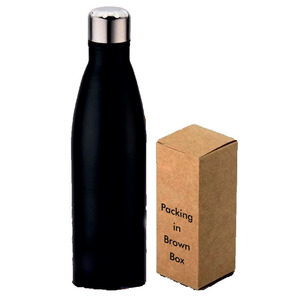 Bouteille d'eau PureLife Aqua Steel promotionnelle avec personnalisation et impression pour la fête des mères et les cadeaux de Thanksgiving - Product Image 1