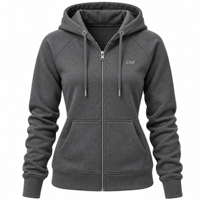 Sweat à capuche pour femme de qualité supérieure, 360 GSM, surdimensionné, avec logo imprimé DTF personnalisé, style streetwear, vêtements décontractés d'hiver, tendance. - Product Image 1