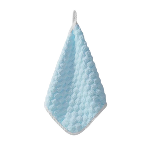 Luxury Hand Towel Thick High GSM Cotton Washcloth for Gym Salon Spa Bathroom OEM Wholesale Manufacturer Soft Knitted Cotton - Product Image 4