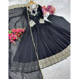 Hermosos Conjuntos de Mujer Vestido Elegante con Dupatta para Fiestas - Product Image 4