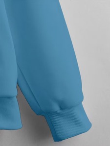 Men's 100% Cotton Solid Color Hooded <b>Zipper</b> <b>Sweatshirt</b> Regular Fit Casual Cotton French Terry Long Sleeve Autumn Wear Hoodies - Product Image 5