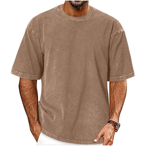 T-shirt oversize de luxe à épaules tombantes – Coton épais de qualité supérieure, coupe décontractée style streetwear, t-shirt en coton doux et respirant - Product Image 1