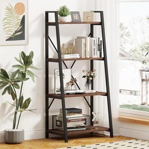 Saharanpur Wood <b>Rustic</b> Ladder <b>Shelf</b> - Stylish Display | Aqdus Saleem - Product Image 2