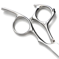 Ciseaux de coiffure professionnels en acier inoxydable, lame tranchante, manche long, pour droitiers, ciseaux de coupe de cheveux pour salon de beauté