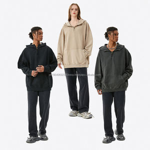 เสื้อมีฮู้ดผ้าหนาหนาหนาหนาจีเอสเอ็ม460เรียบของผู้ชายโลโก้ออกแบบได้ตามต้องการ - Product Image 1