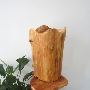 Cubo de Madera Rústico Tallado a Mano para Decoración del Hogar, Estilo Rústico, para Interiores y Exteriores, por MULTI CRAFT - Product Image 3