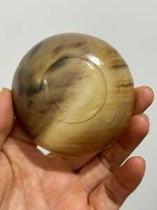 Handmade Polished Round Natural Horn Modern Eco-Friendly Durable <b>Decorative</b> Dessert <b>Plate</b> - Product Image 6